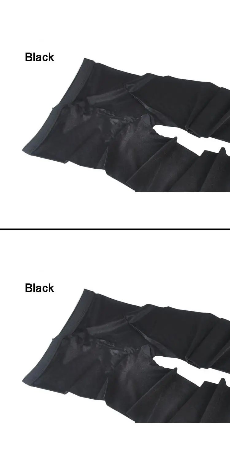 2pcs Black 1/2 шт, женские ультра мерцающие колготки, обтягивающие, 70D толщина, блестящие, формирующие колготки, чулки, чистые колготки, черные, телесные, кофейные - Цвет: 2pcs Black