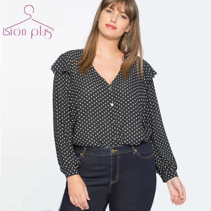 

Женская винтажная Блузка с оборками, большие размеры 7XL 6XL 5XL, весна 2019