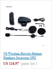 Водонепроницаемые лыжи катание на лыжах домофон мотоцикл Bluetooth шлем гарнитуры 5 гонщиков велосипед Intercomunicador мото домофон с MP3