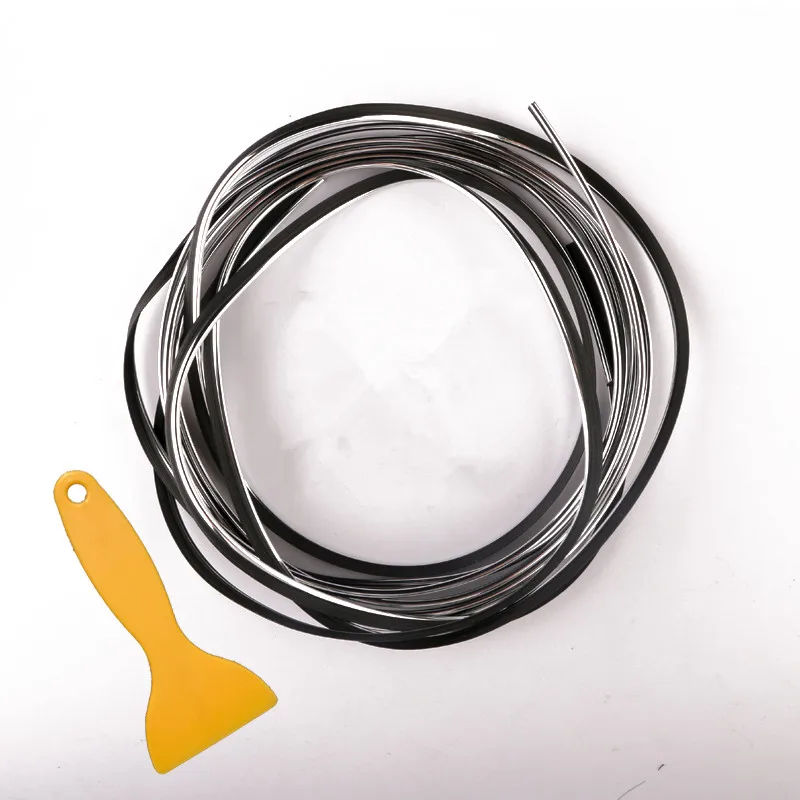 as picture 5inch Автомобильный дизайн, высокое качество, зазор, гофрированная Пылезащитная полоса, украшение интерьера, автомобильные аксессуары для peugeot 5008 - Цвет: as picture 5inch
