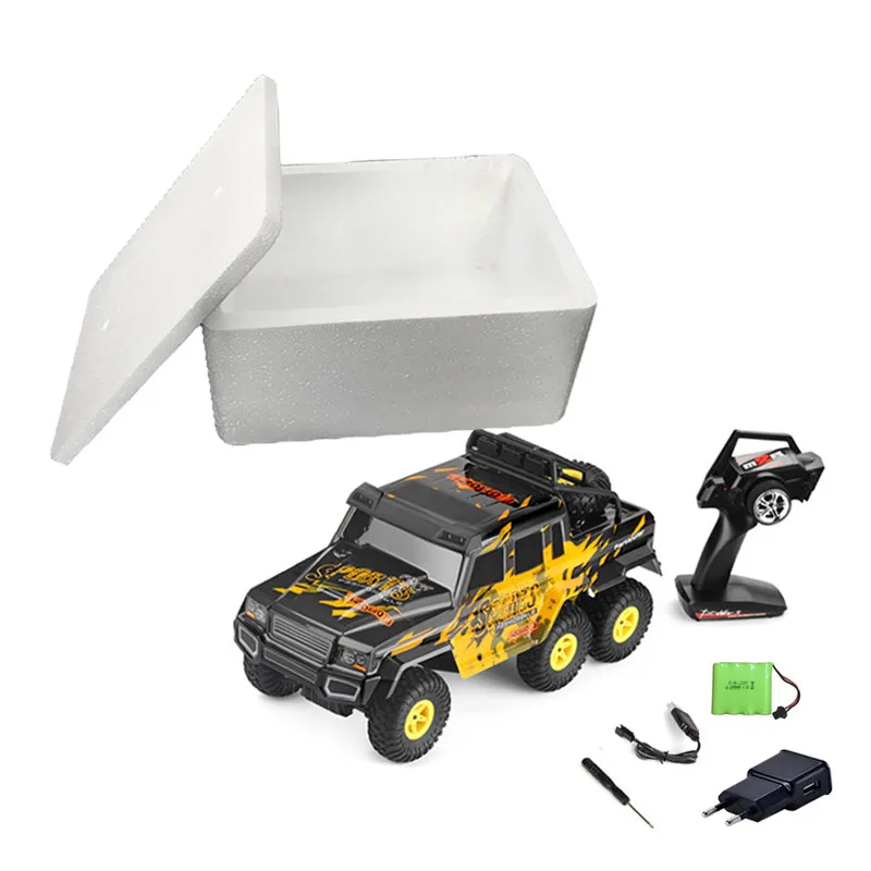 Lamsam 18629 2,4 GHz 1/18 CRAWLER KING 6x6 All Terrain дистанционное управление по бездорожью Rar углеродная щетка мотор мощные игрушечные машинки RC
