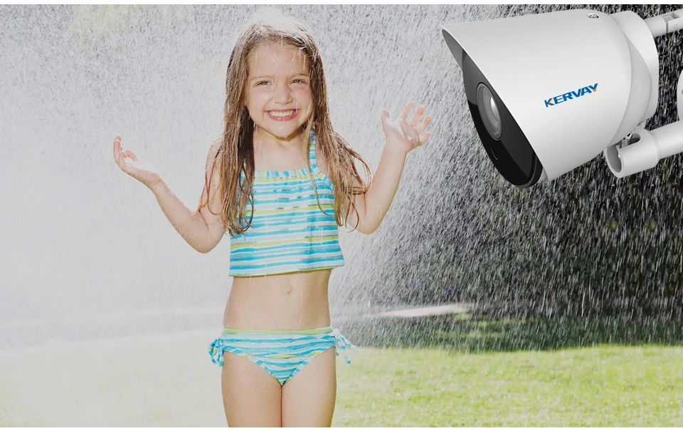 Kervay Водонепроницаемая 1080P уличная HD Wi-Fi ip-камера CCTV Беспроводная P2P камера наблюдения с управлением приложением ночного видения