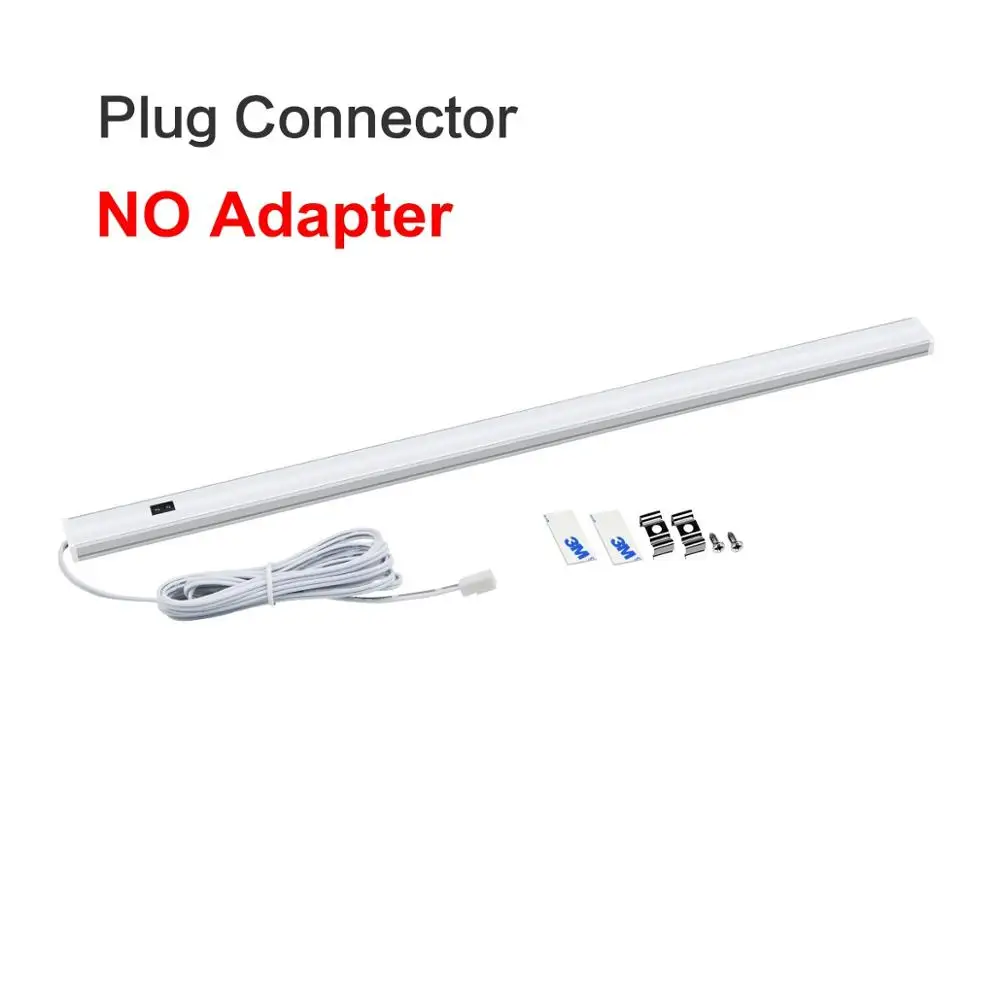 HUB Plug No Power 12 В светодиодный светильник с ручным выключателем, ручной Датчик управления, кухонный светодиодный светильник DIY под шкаф, светодиодный светильник для дома - Испускаемый цвет: HUB Plug No Power