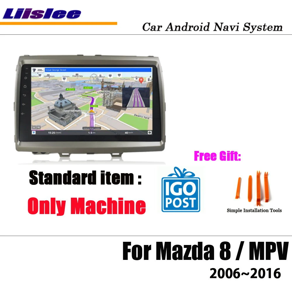 Liislee Автомобиль Android для Mazda 8/MPV 2006~ стерео радио BT видео Carplay камера gps Navi карта навигационная система Мультимедиа