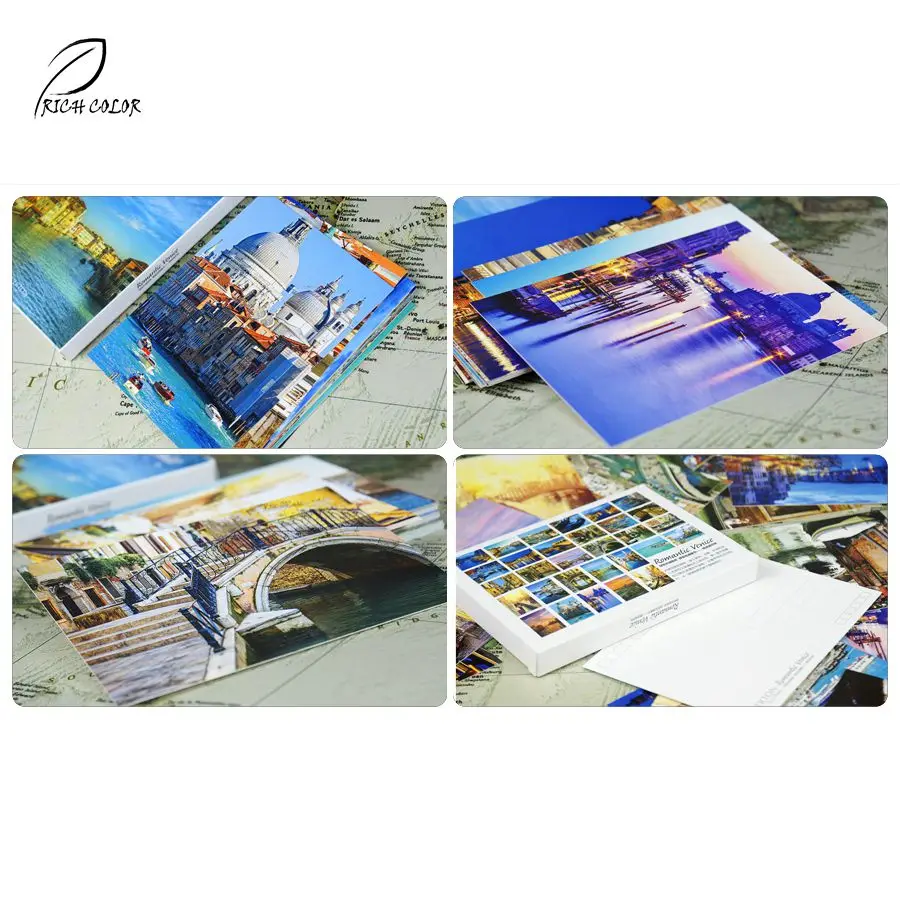 Венецианская открытка богатых цветов набор из 30 почтовых открыток разные