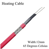 230v 12mm 65c anti freeze frost protection heating cable for water piperoof self regulating electric heater cable copper wire