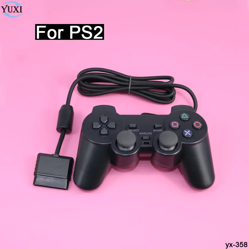 YuXi черный Вибрационный Быстрый двойной ударный проводной игровой контроллер с
