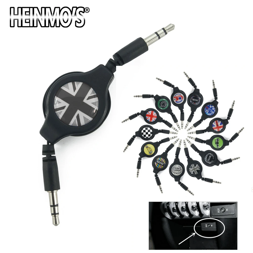 Для мини-R50 R52 R53 R55 R56 R57 R58 R59 R60 R61 F54 F55 F56 F60 Countryman автомобиля на обоих концах для подключения внешних устройств к автомагнитоле провода для MINI Cooper аксессуары