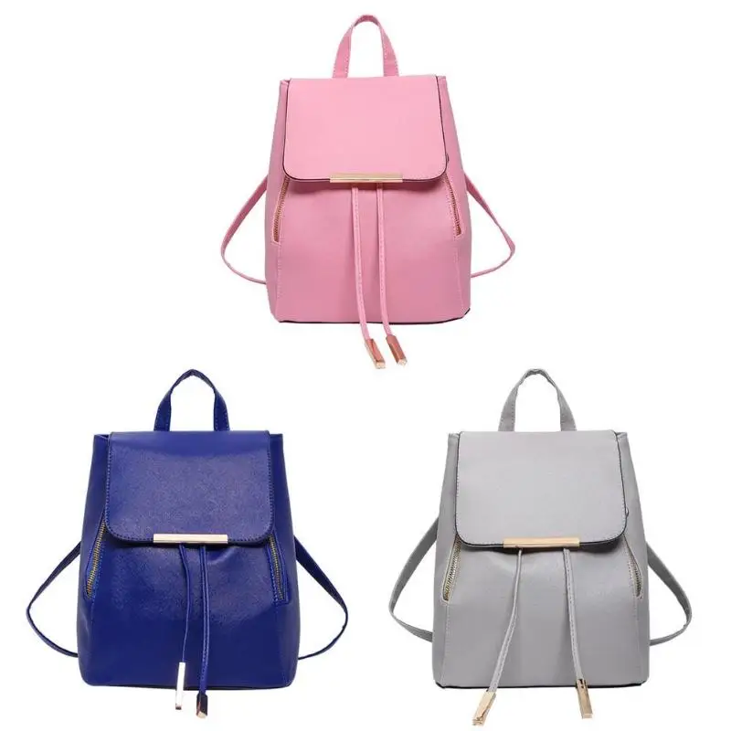 Женский рюкзак для отдыха в консервативном стиле из искусственной кожи|Женские