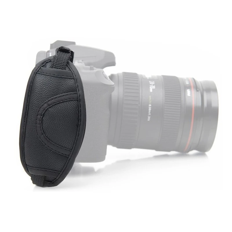 Высококачественный черный кожаный мягкий наручный ремень для камеры Canon Nikon sony Olympus