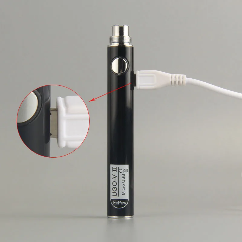 Электронная сигарета UGO V II аккумулятор 650/ 900 мАч Micro USB зарядка электронная