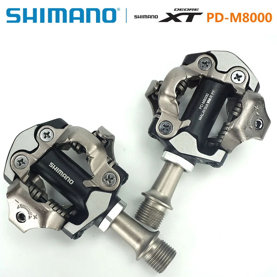 Shimano Deore XT PD-M8000 педаль самоблокирующиеся SPD педали компоненты для горного велосипеда использование для велосипедных гонок Запчасти для горного велосипеда