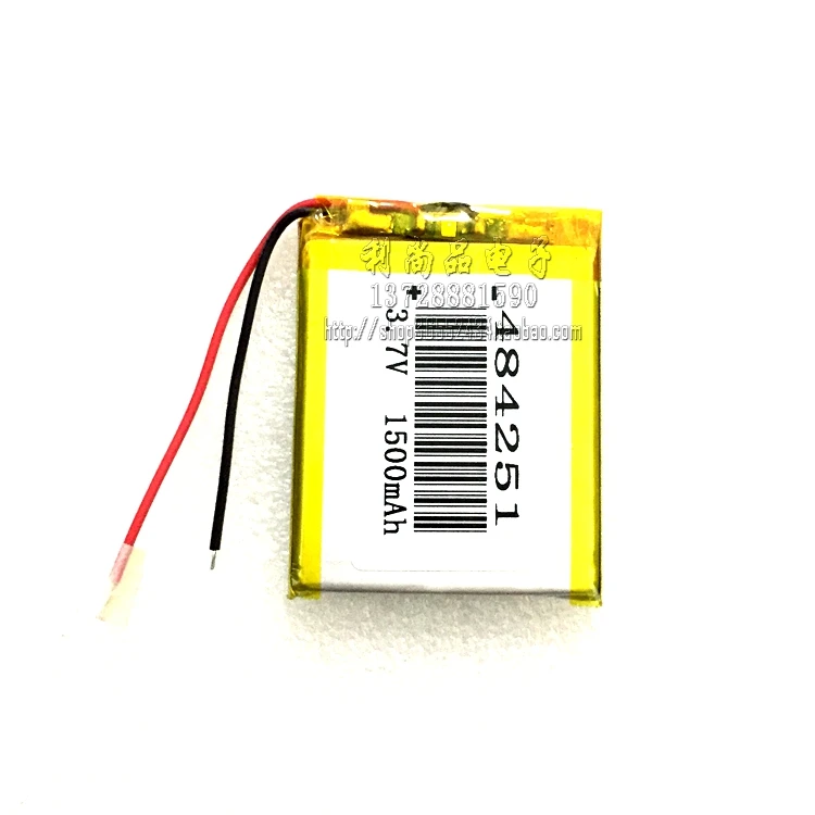 

Polymer lithium battery 3.7V 1500mAh MP3 C430 GPS navigator recorder 484251