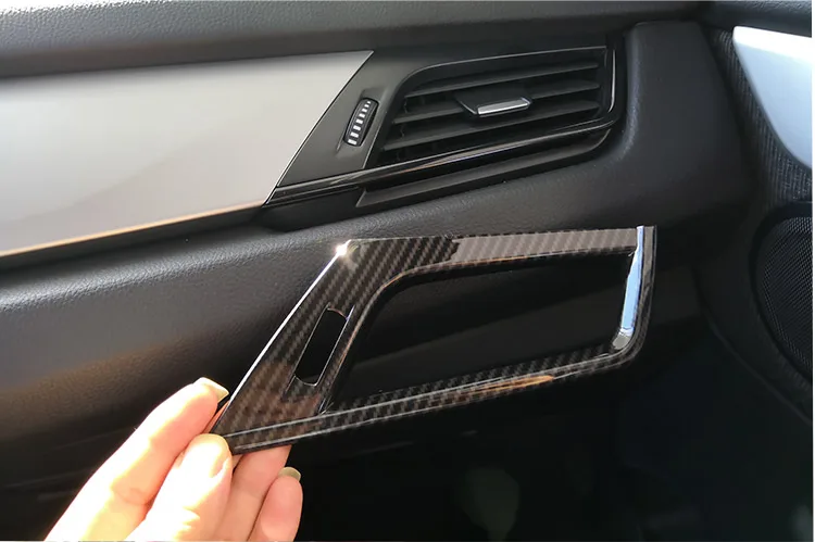 Углеродное волокно ABS хромированный автомобильный приборной панели боковой