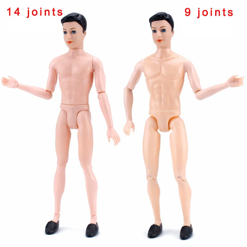 30cm moveable jointed doll body for boyfriend Ken toy naked man prince nude with shoes children toys | Игрушки и хобби
