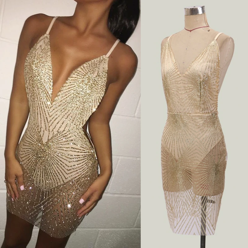 Летнее сексуальное платье с глубоким v-образным вырезом без рукавов горячее