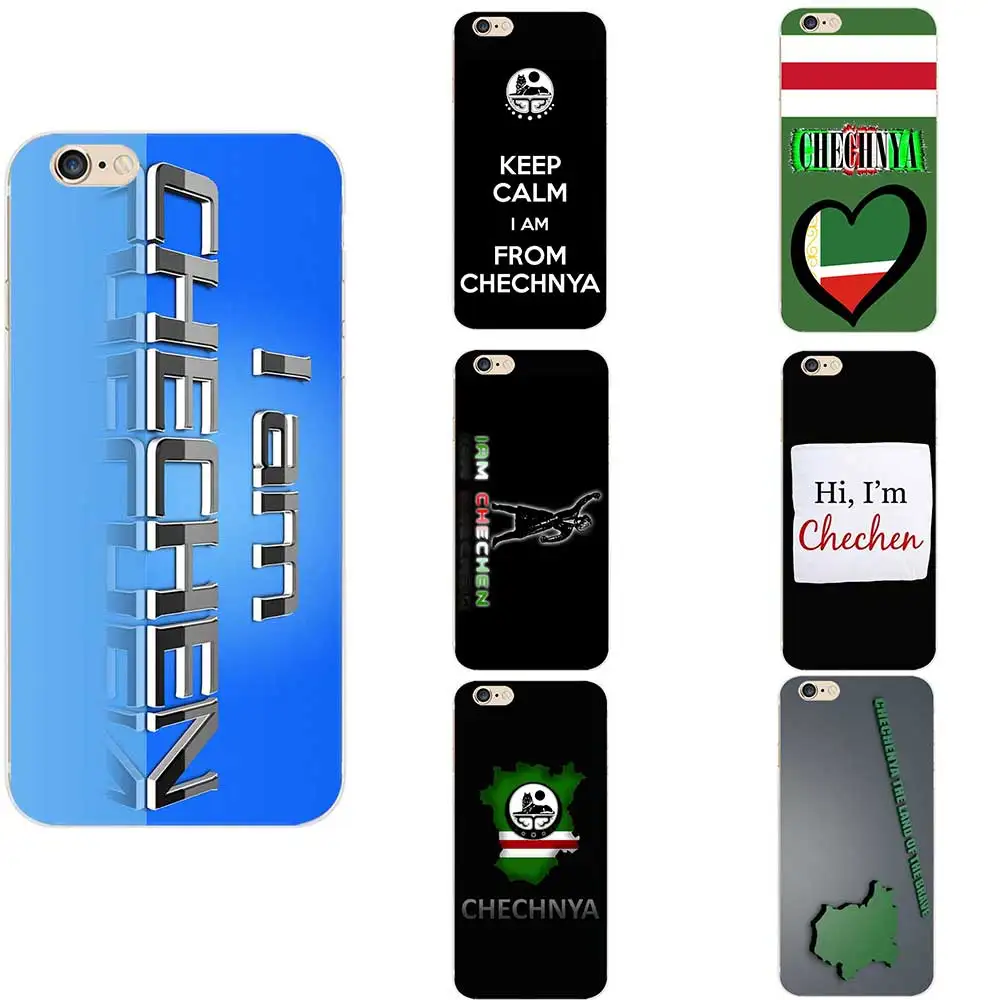Чехлы из ТПУ для iPhone 6 7 8 S XR X Plus 11 Pro Max I Am From Chechen Wolf National Flag античная тема|Бамперы| |