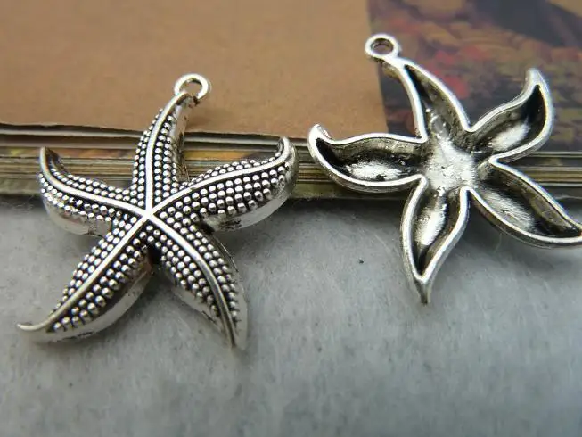 

Diy accessories vintage handmade materials antique silver c2421 26mm