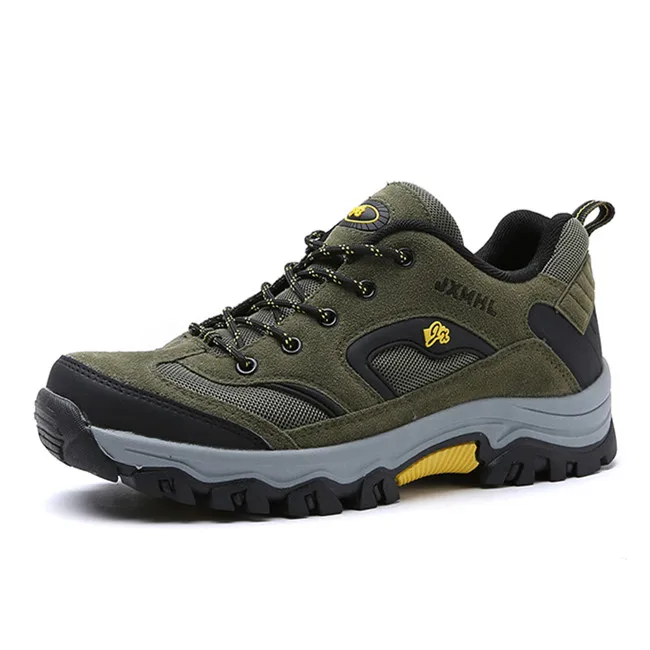 Army Green MIXIDELAI/большие размеры 39-47; модная мужская обувь; удобная Водонепроницаемая Уличная Повседневная Обувь На Шнуровке; сезон весна-осень; резиновые кроссовки - Цвет: Army Green