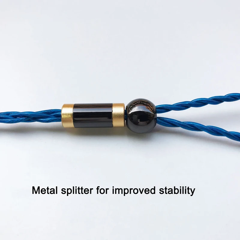 Плетеная леска с 4 нитями 5N A2DC для АТХ E40 LS70 DIY MMCX кабель для Shure SE215 SE535 IE80 Im50 Im70 для Уэстон TFZ W4r Um3x 0,75 мм TF10 TF15