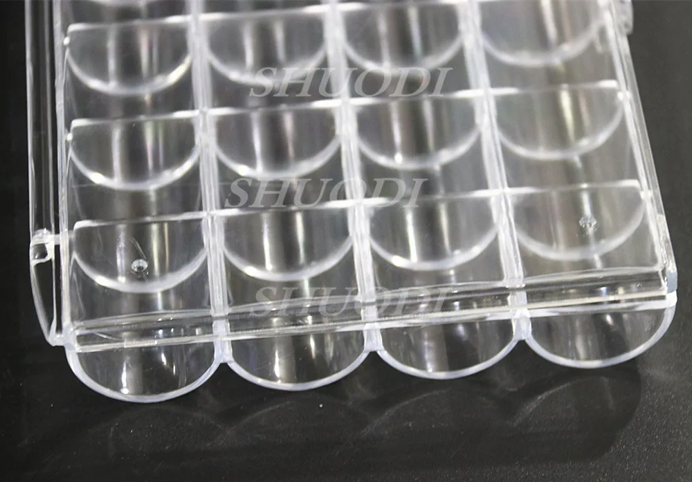 24 Slots Acrylic Container for Dental Orthodontic Brackets/Buccal tubes Materials Parts Case Box |