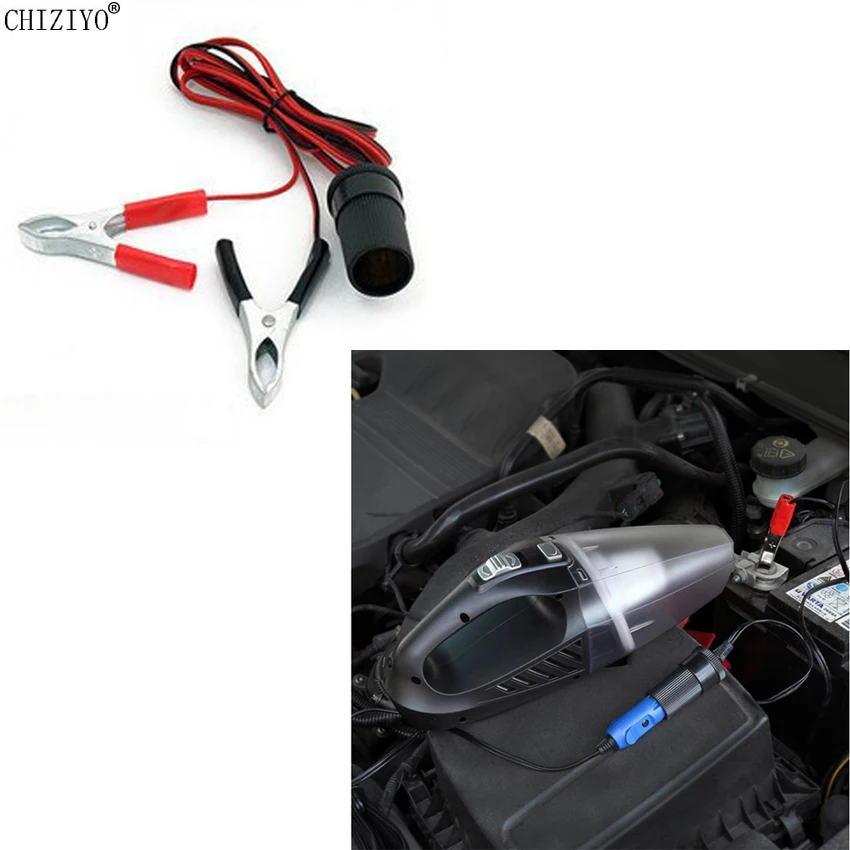 Гнездовой разъем для прикуривателя 1 5 м переходник зажим клеммы аккумулятора