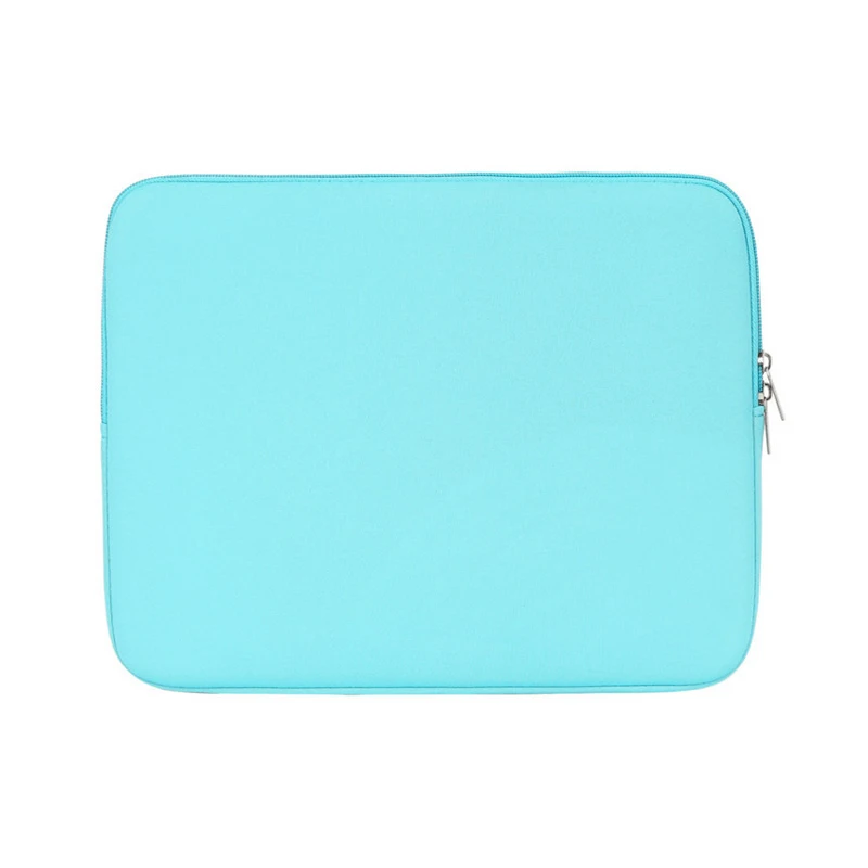 Light Blue Полезная мягкая сумка для ноутбука защитный чехол на молнии для ноутбука 11 12 13 14 15 15,6 дюймов для всех ноутбуков - Цвет: Light Blue