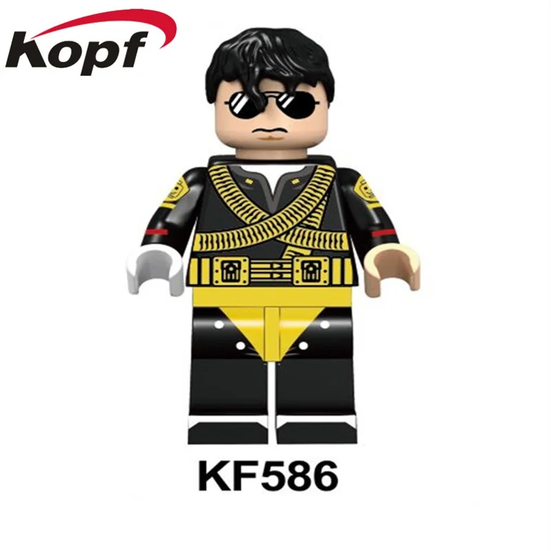 KF586 Without Box KF590, одна распродажа, строительные блоки, супергерои Элвиса Арона рресли Фредди Меркурий, коллекция фигурок для детей, игрушки, подарок - Цвет: KF586 Without Box