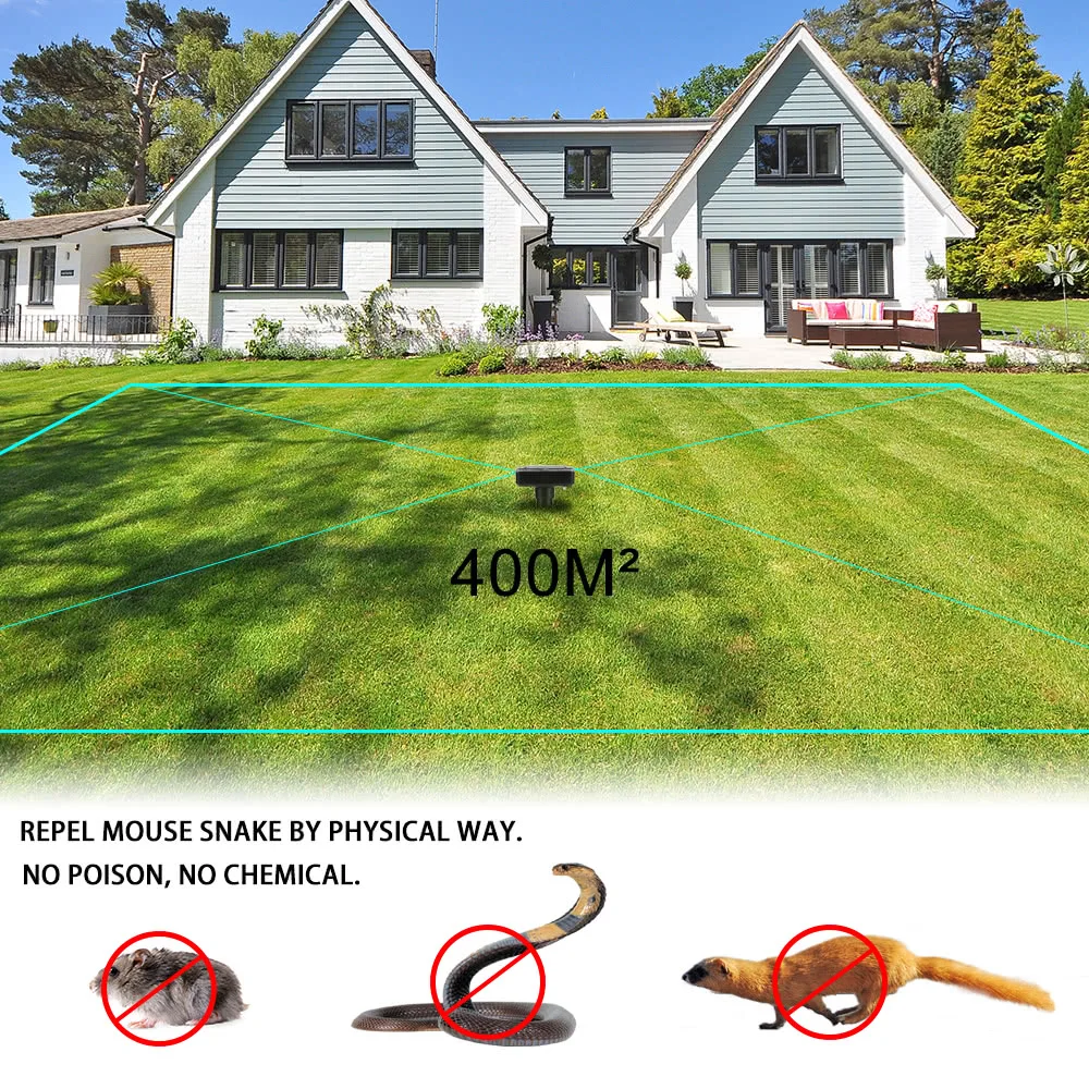 2 шт. Горячий Новый Солнечные звуковая волна Соник Отпугиватель Открытый Сад