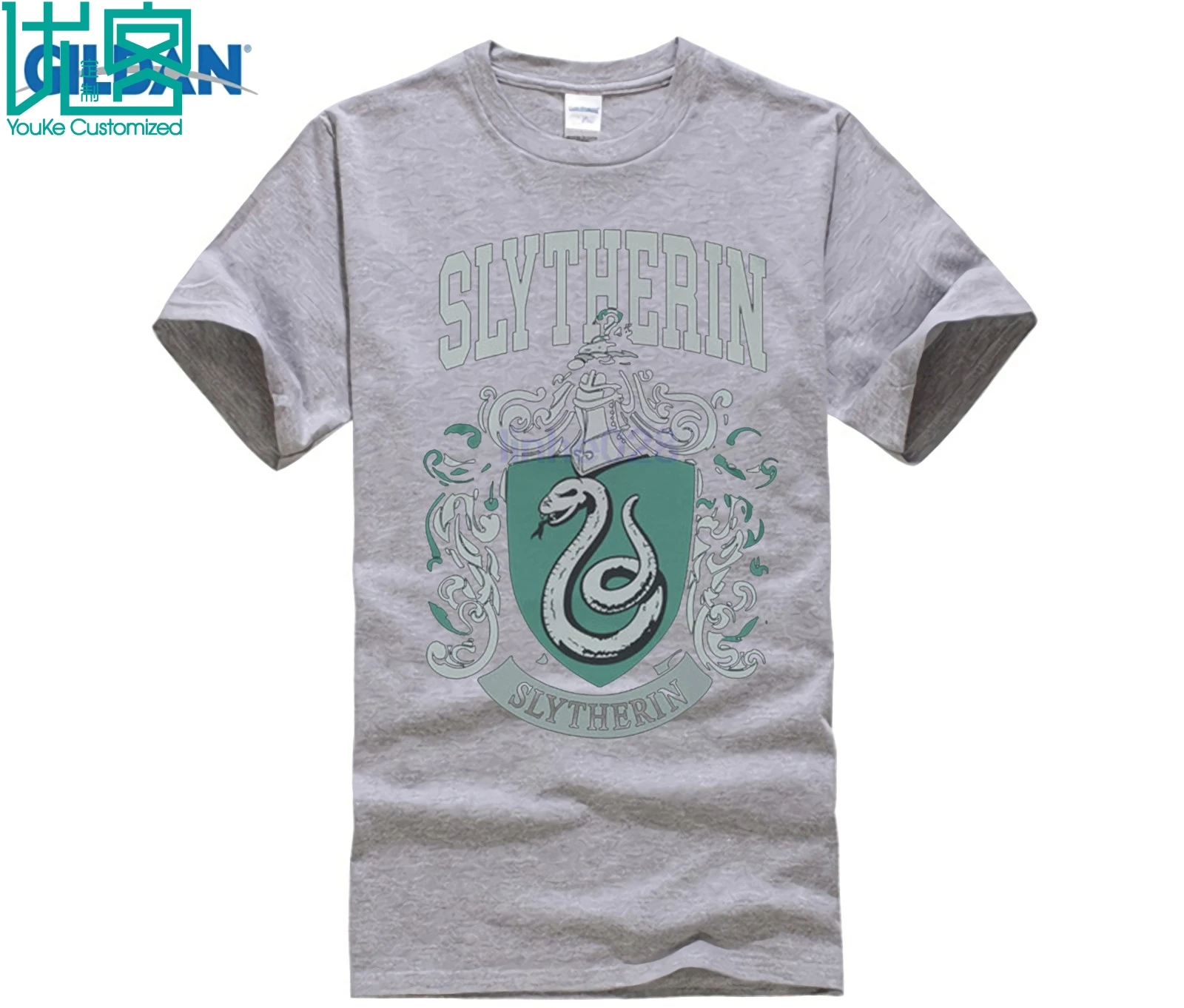 Футболка Slytherin потрясающая футболка с коротким рукавом и уникальным юмором топы