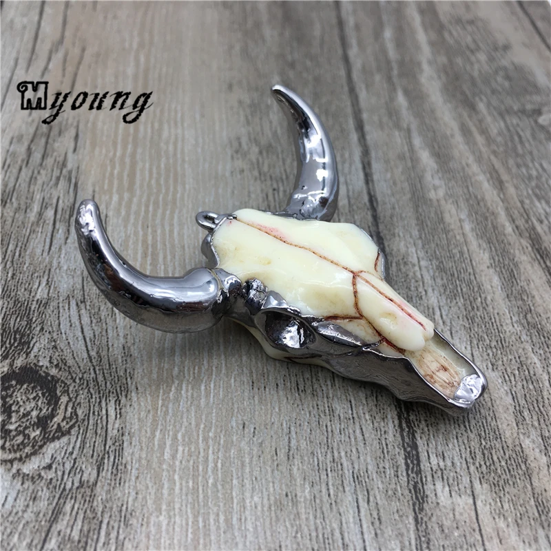 Подвеска в виде черепа буйвола подвеска крупного рогатого скота этническая