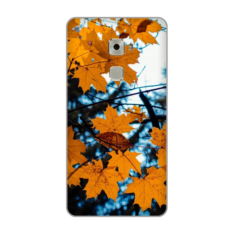 Autumn fire red Maple leaves Soft TPU phone Case Cover for Huawei G8 Honor 5C 6A 6C 6X 7 7A 7X 8 8X 9 LITE V8 shell |