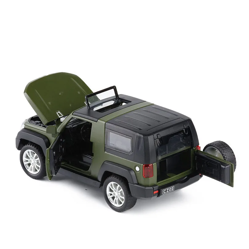 Модель автомобиля 1/32 BJ400 Wolf Warriors bj модель из сплава детские игрушки настоящая