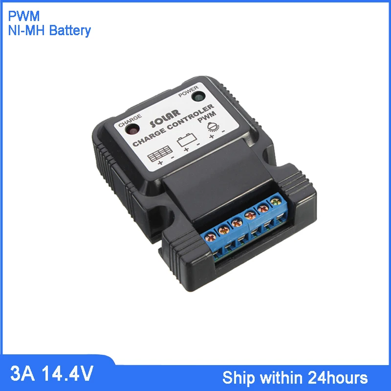 PWM Mode 3A Solar Charge Controller for NI-MH Battery Charging/14.4V CE Regulator/Solar Lawn Light Control | Обустройство дома