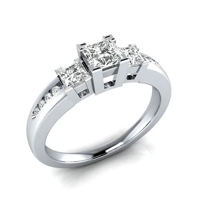 Белый Bague Ringen, розовый, голубой, зеленый драгоценный камень, кольца на палец для женщин, твердые, 925 пробы, серебряные, обручальное Ювелирное кольцо, 4 цвета, размер 6-10 - Цвет камня: Белый