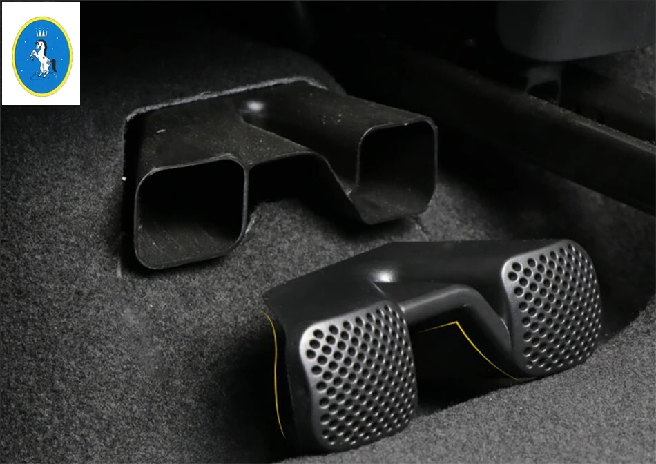 Yimaautotrims сиденье под Кондиционер AC Vent Outlet Frame Cover Trim Plastic! Интерьер для Renault Koleos 2017 2018