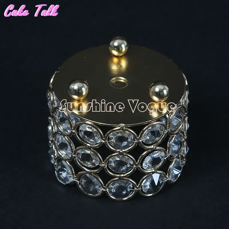 Хрустальные подсвечники диаметром 8 см для украшения свадьбы конфет бара декор