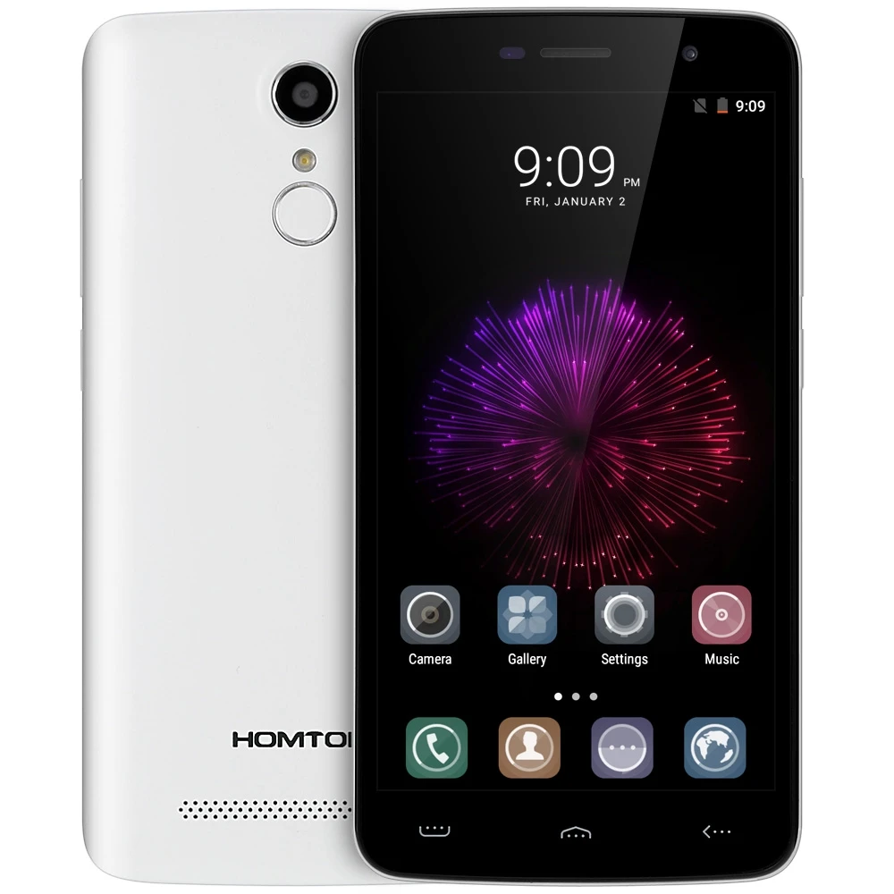 Homtom HT17 5.5 inch 4G Telephone MTK6737 Quad Core 1GB RAM 8GB ROM HD Screen Cameras Fingerprint Sensor HotKnot Mobile Phone | Мобильные