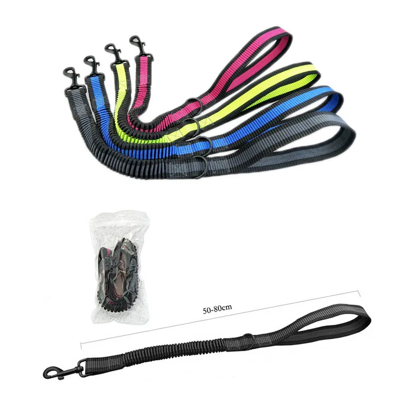 Эластичный стрейч Pet аренды рукой охватил собаку поводок для бега ведущий собаки