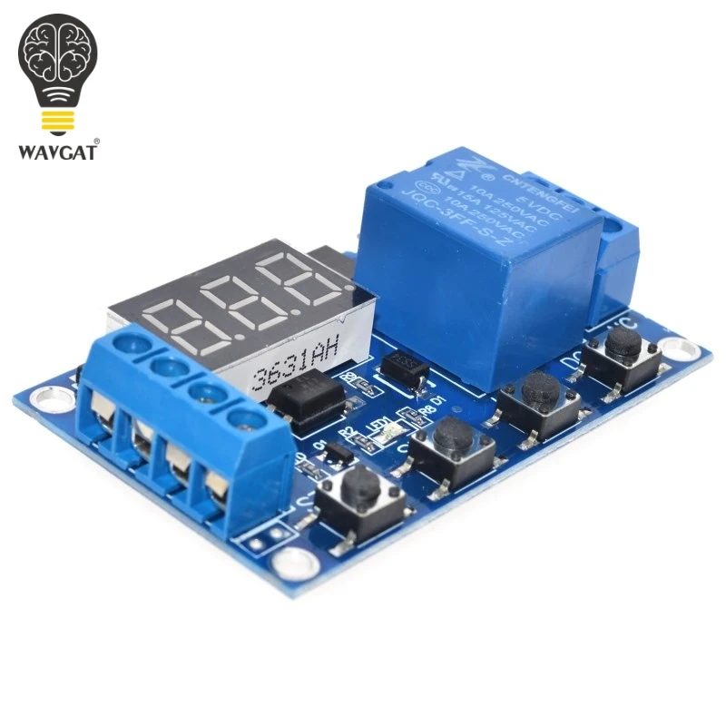 1 канал 5V релейный модуль реле задержки времени триггер OFF/на переключатель цикла