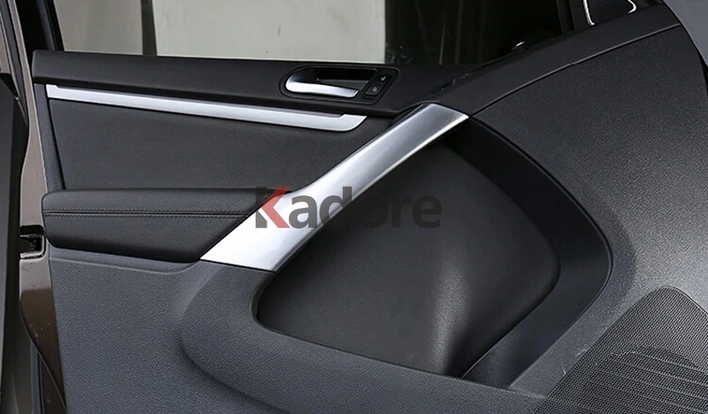 Для Volkswagen Tiguan 2009-2011 2012 2013 ABS Матовый Интерьер Боковая дверь подлокотник декоративные подоконники отделкой аксессуары