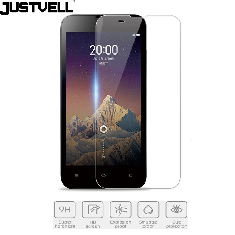 JUSTVELL Xiaomi Mi2 Закаленное Стекло 0.26 мм 9 H 2.5D Высокое Качество Защитная Пленка