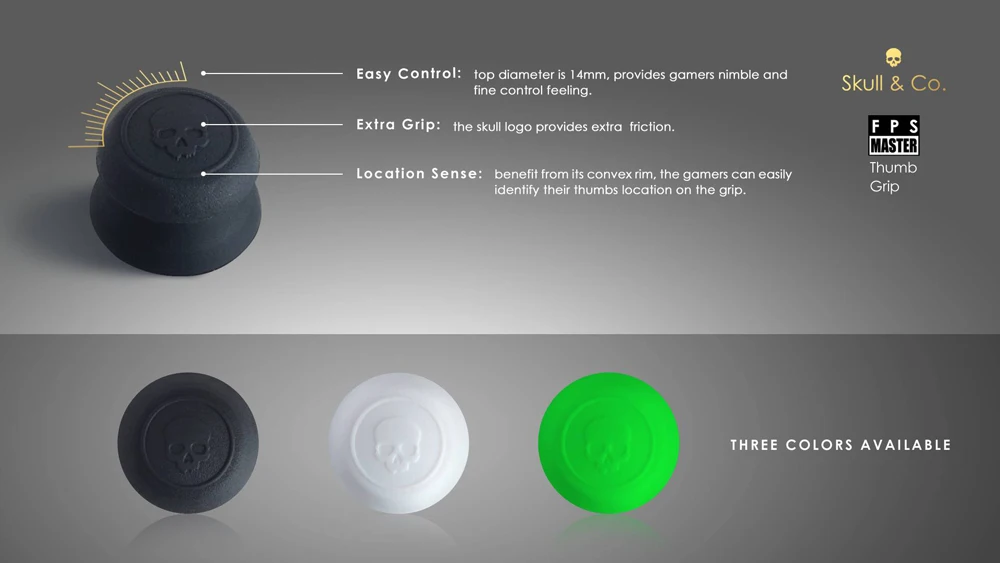 Skull& Co. Thumb Grip джойстик Крышка FPS Master Thumbstick чехол для Xbox One контроллер