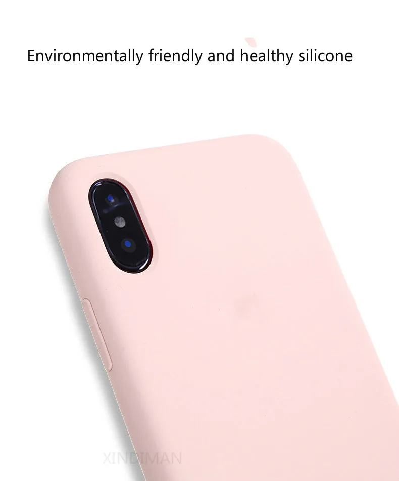 Оригинальный офисный силиконовый чехол Xindiman для iphone XS XR XSMAX задняя крышка iPhone 7 plus