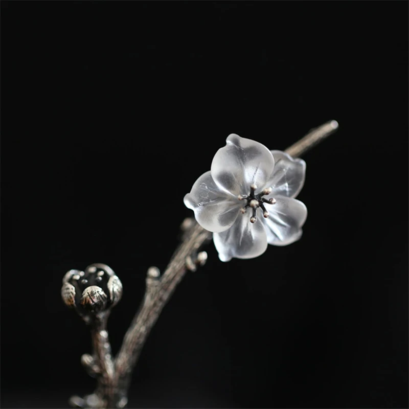 Lotus Fun реальные 925 серебро природного кварца дизайнер ювелирных украшений ручной