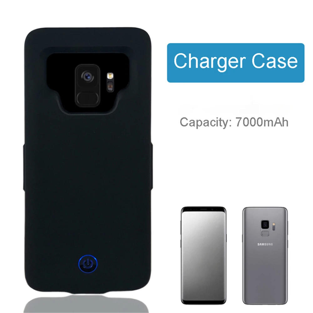 Чехол для аккумулятора Samsung Galaxy S9 S8 A8 7000 мАч чехол зарядного устройства Plus Note 9