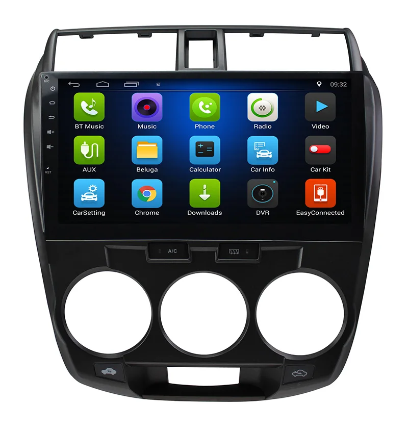 10 1 &quotдля Honda City 2006-2014 Android 7 0 автомобильный dvd видео GPS с навигацией Радио BT AUX DVR WIFI