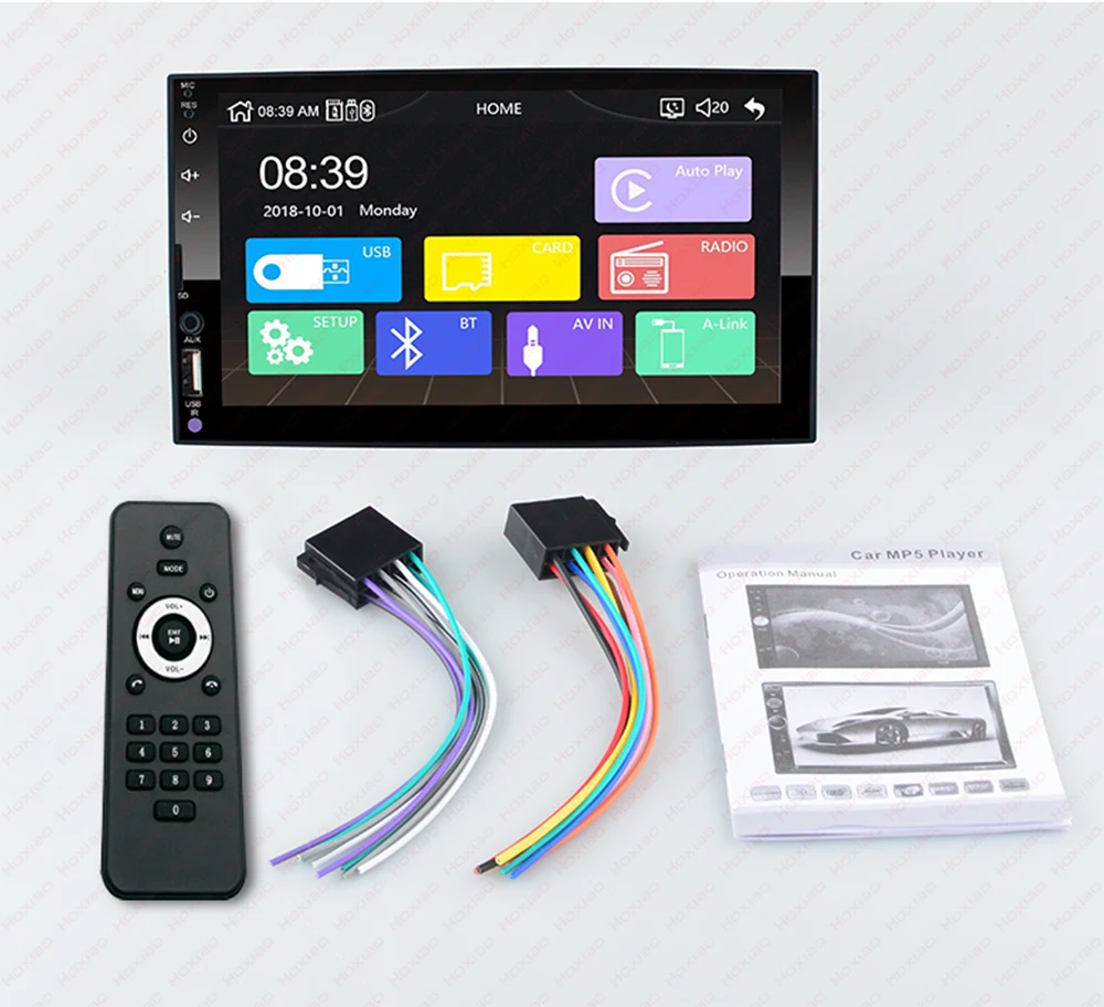 Carplay 2 din Автомобильный Радио мультимедийный плеер сенсорный экран Android Авто аудио стерео MP5 Bluetooth USB TF FM камера 2DIN
