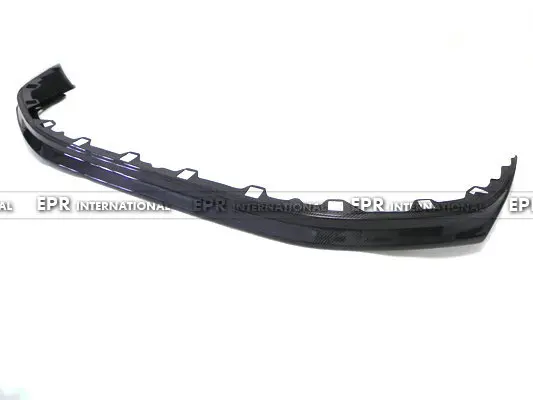 Автомобильный Стайлинг углеродное волокно Zele передняя губка глянцевое бампер