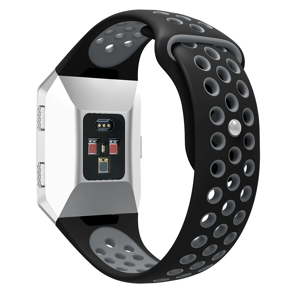 Для Fitbit Ionic Fashion/классические сменные часы Браслет для Смарт силиконовый ремешок